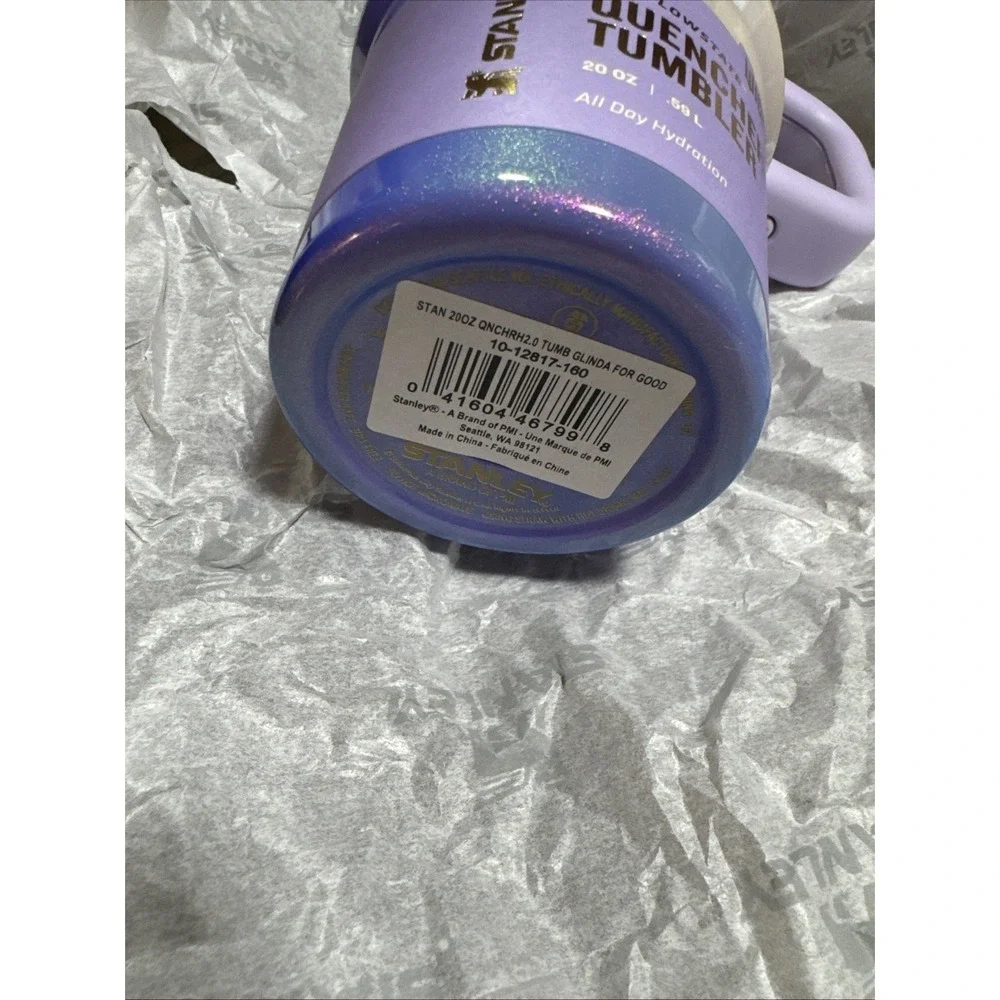 Stanley X Wicked For Good GLINDA 20oz Stainless Steel Quencher Tumbler NEW W/box - Picture 8 of 8